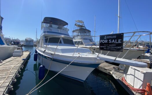 1984 Uniflite Yacht Fisherman For Sale Long Beach 818-216-8960